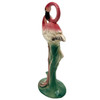 Large 10" MCM California Pottery Ceramic Bashful Pink Flamingo Tabletop Statue