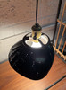 1930's Green Mercury Glass Industrial Pendant Light - 8 Available!