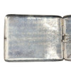 Sterling Silver Art Deco Cigarette Case w/ 18k Gold Inlay by Marathon