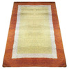 Post Modern Geometric Tricolor Scandinavian Shag Wool Rug