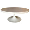 36" Inch Heavy Top Pedestal Style Coffee Table
