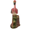 Large 10" MCM Ceramic Hand Painted Flamingo Flower Table Planter, California