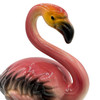 Large 10" MCM Ceramic Hand Painted Flamingo Flower Table Planter, California