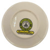 7.25" Eugene Savage "Island Feast" Red Salad Plate By Lynn Krantz Dish Books