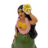 Mid-century "Hawaiian" Hula Girl in Grass Skirt Ceramic Statue