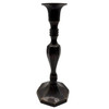 Hand Cast Bronze Candle Holder w/ Reticulated Pierced silver-plated Lamp Shade