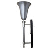 Large 30" Machine Age Spun Aluminum & Steel Torchiere Wall Sconce, 4 Available