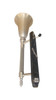 Large 30" Machine Age Spun Aluminum & Steel Torchiere Wall Sconce, 4 Available