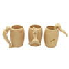 6 Complete Set "Strip Tease- Eye Appeal" Ceramic Barware Mugs by Dorothy Kindell