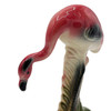 Mid-century California Pottery Ceramic On The Prowl Pink Flamingo Figurine