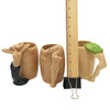 Set of Three "Strip Tease- Eye Appeal" Ceramic Barware Mugs by Dorothy Kindell