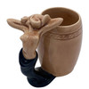 Set of Three "Strip Tease- Eye Appeal" Ceramic Barware Mugs by Dorothy Kindell
