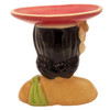 MCM Shawnee Pottery 896 Hawaiian Hula Girl Polynesian Pink Plant Bust Vase
