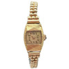 Swiss Made Rolled Gold Plate Art Deco Women's Watch by Gruen w/ Wristband