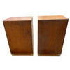 Pair of Teak and Mahogany Mid Century Nightstands by Edward Wormley for Dunbar