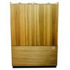 Burl wood China Lighted Cabinet by Dillingham