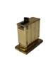 West German Augusta Semi-Auto Lift Brass Table Lighter, circa 1950