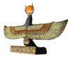 Egyptian Goddess Pharaoh Brass Tabletop Statue