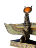 Egyptian Goddess Pharaoh Brass Tabletop Statue