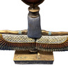 Egyptian Goddess Pharaoh Brass Tabletop Statue