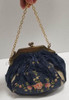 Antique Hand-Embroided Silk Purse 1910