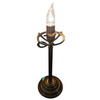 Art Deco Brass Desk or Table Lamp w/ Glass Globe