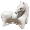 Postmodern Cubist Horse Sculpture by Karin Swildens for Austin Productions 1989