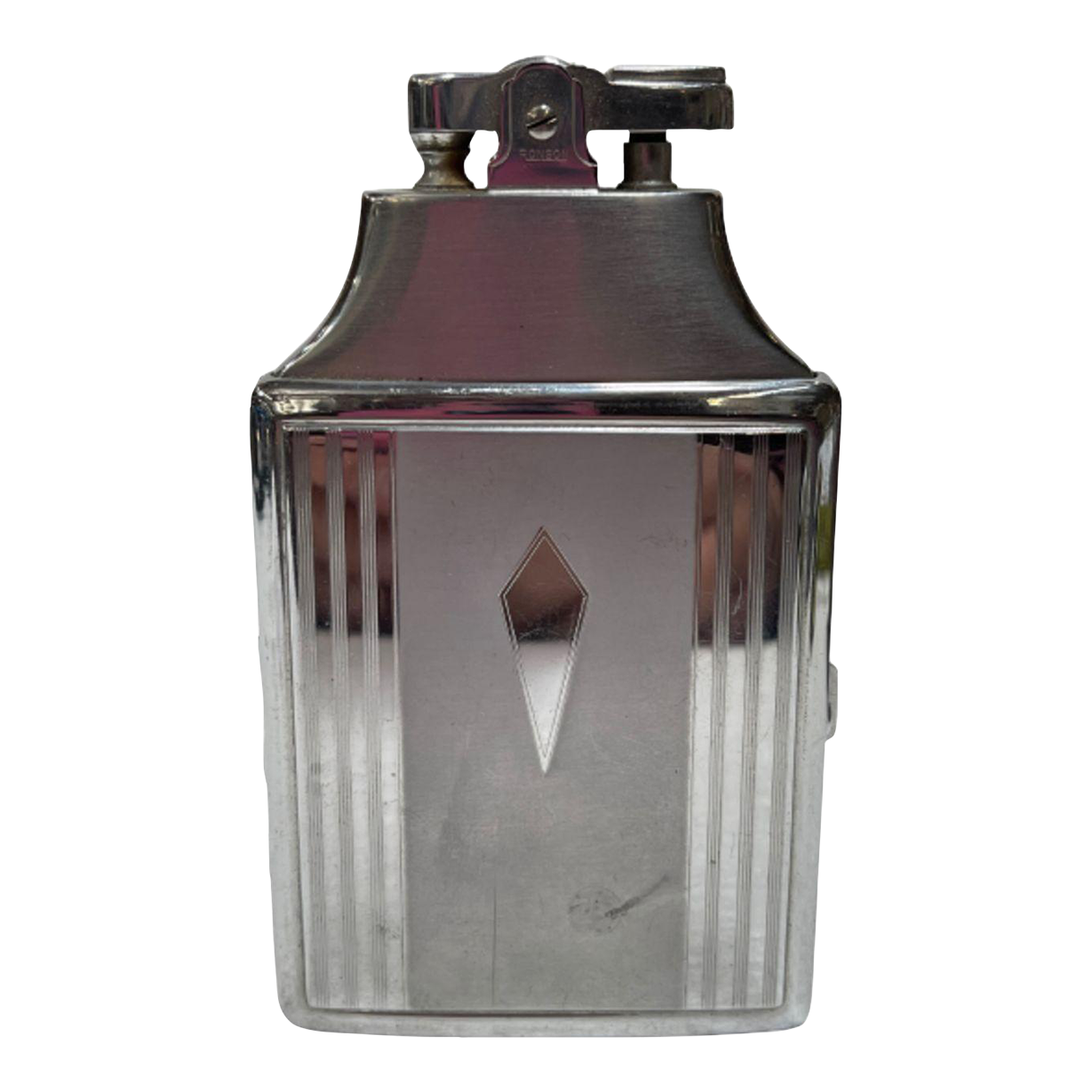 1930s Art Deco Ronson Mastercase Cigarette Lighter Case Combo With