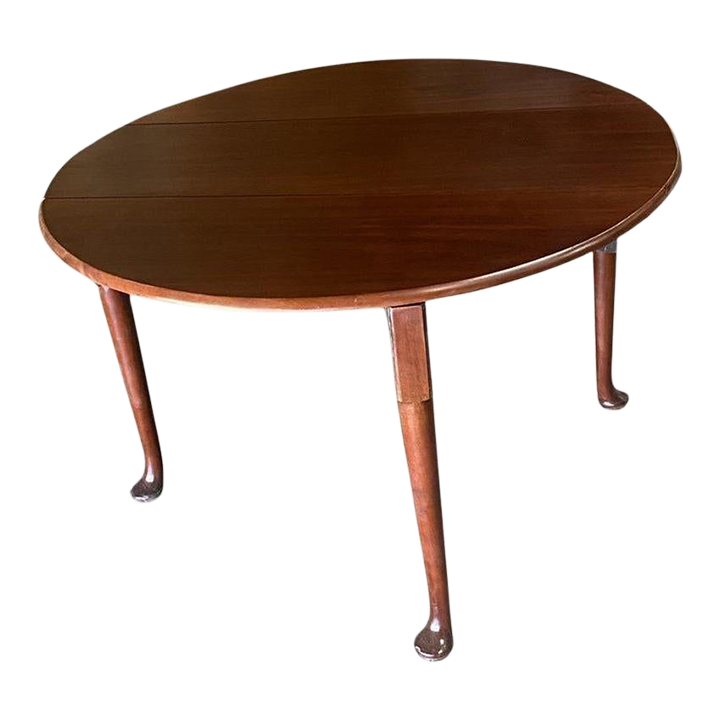 Late Victorian French DropLeaf Oak Dining Table Harveys on Beverly