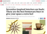 The Independent - Seventies-inspired interiors are back