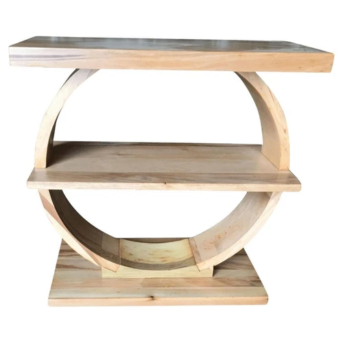 1920s Art Deco Geometreic "Ring" Maple Side Table
