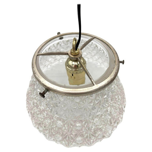 Victorian Daisy and Buttons Pressed Glass Light - 9 Available!