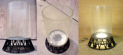 3' Tall Light Up Acrylic Cryogenic Tube, Aquarium Tank