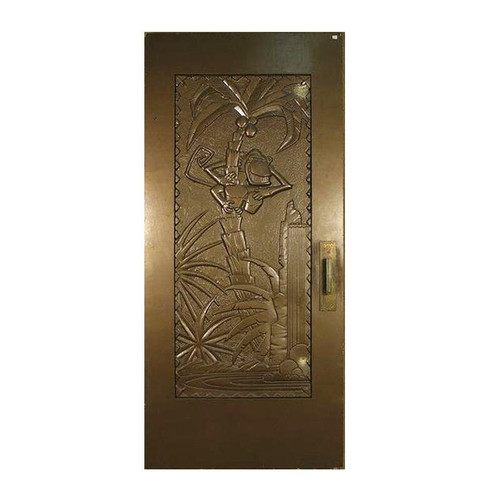 Large 93" Tall Gold Coco Bongo Art Deco Prop Door from "The Mask"