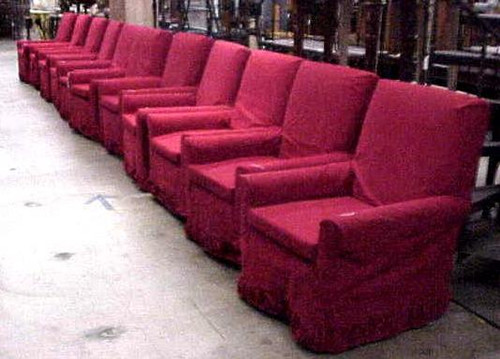 Red Rolling Arm Reading Lounge Chair Red Rolling Arm Reading Lounge Chair