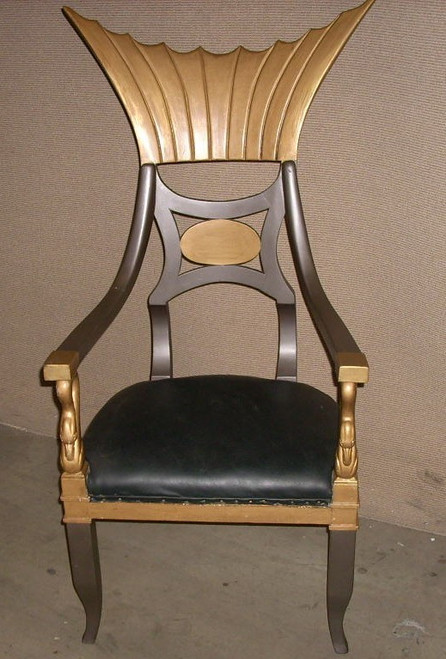 Original One of Kind Cleopatra Egyptian Throne Chair 1928