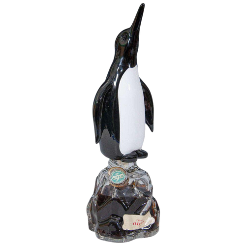 1950s Archimede Seguso Alabastro Murano Penguin Decanter Bottle 1950s Archimede Seguso Alabastro Murano Penguin Decanter Bottle