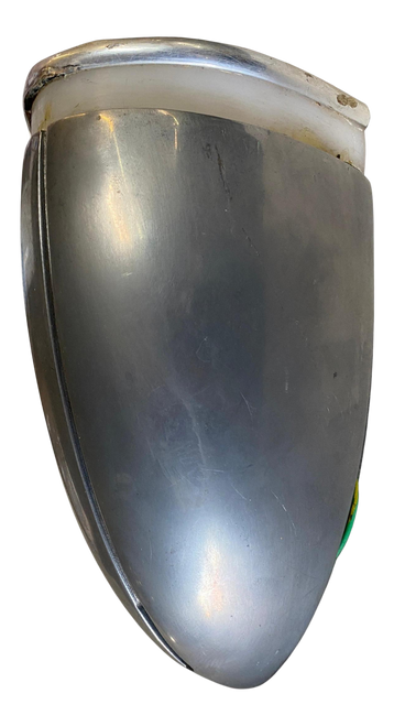 Brushed Aluminum Art Deco Stream Wall Sconce Brushed Aluminum Art Deco Stream Wall Sconce