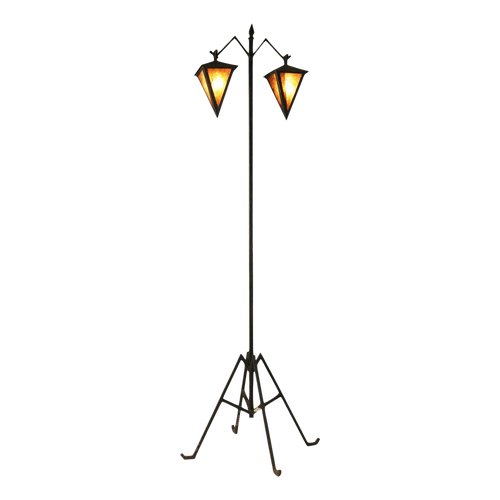 Early 20th Century Early 20th Century Iron Floor Lamp Fashioned After Albert Chase McArthur's Arizona Biltmore Hotel Early 20th Century Early 20th Century Iron Floor Lamp Fashioned After Albert Chase McArthur's Arizona Biltmore Hotel