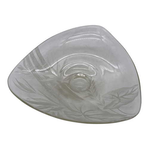 Art Glass Serving Plate by Dorothy C Thorpe