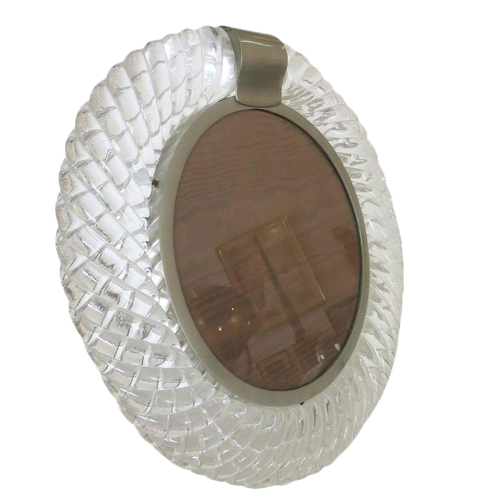 Handblown Murano Glass Vanity Mirror by Seguso Handblown Murano Glass Vanity Mirror by Seguso
