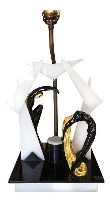 Mid-Century Dancers Acrylic Sculptural Lamp by Moss Mid-Century Dancers Acrylic Sculptural Lamp by Moss