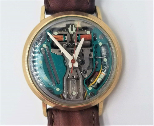 Rare 1965 Men's Accutron 214 Spaceview M5 Openwork/Skeleton