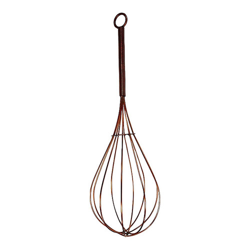 Large 1970s Pop Art Copper Wire Whisk Wall Sculpture by Curtis Jere Large 1970s Pop Art Copper Wire Whisk Wall Sculpture by Curtis Jere