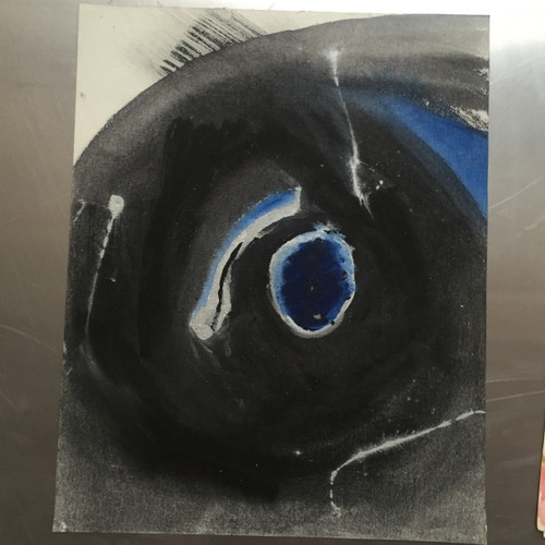 16" x 20" Black Void Water Colored on Paper 16" x 20" Black Void Water Colored on Paper