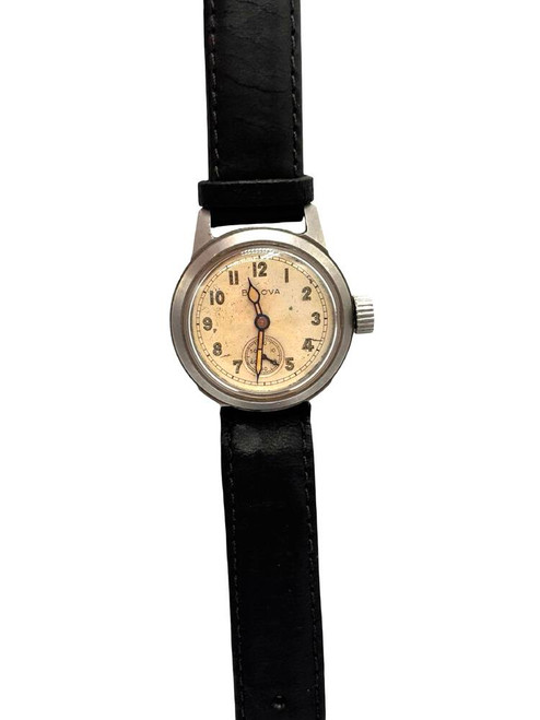 Mid-Century Bulova 1917-H Us Military Issued Korean War Era Wrist Watch