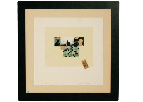 Framed Michael McMillen 11 Color Silkscreen Print 242 of 250 , 1991 Framed Michael McMillen 11 Color Silkscreen Print 242 of 250 , 1991