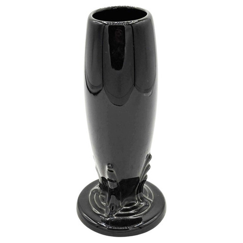 6"Tall Black Neo Art Deco Style Bud Vase by Fiesta Ware, 1986