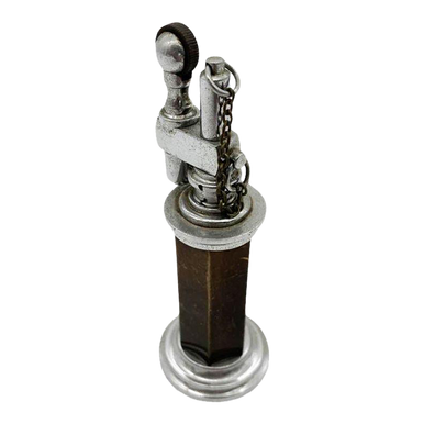 1930s cigarette lighter 1930s Green and Silver 
