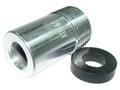 Blast Nozzles Small - ATN-6S Aluminum Jacket Short Series Tungsten Carbide Nozzle Fine Thread